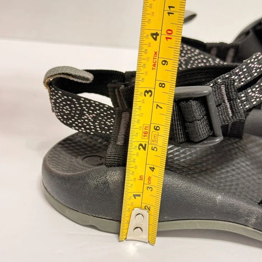 Chaco Z1 Ecotread Kids Sandals Black‎ Gray Strappy Sport Size 3